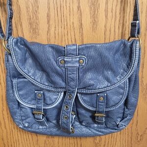 Denim-look handbag